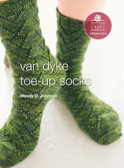Van Dyke Socks - E-Pattern from Socks from the Toe Up