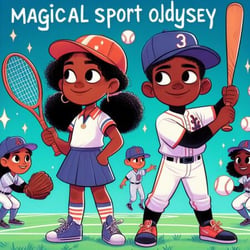 The Magical Sport Odyssey of Althea and Jackie - Black Brilliance kids storybook series for aged 6-9 - Black Brilliance kids storybooks, #2
