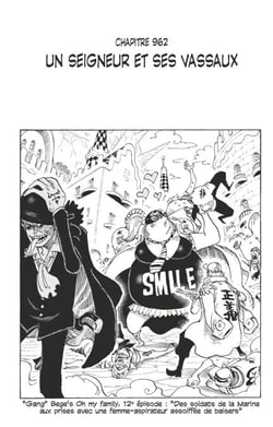One Piece édition originale - Chapitre 962 - Un seigneur et ses vassaux