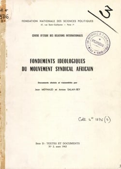 Fondements idéologiques du mouvement syndical africain