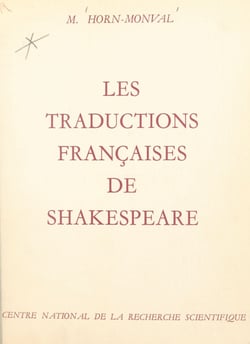 Les traductions françaises de Shakespeare