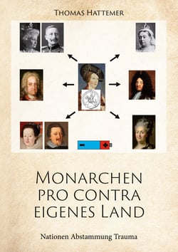 Monarchen pro contra eigenes Land - Nationen Abstammung Trauma