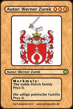 The noble Polish family Prus I Die adlige polnische Familie Prus I.