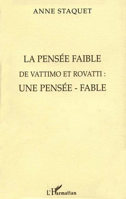 La pensée faible de Vattimo et Rovatti : une pensée fable - Elements pour une analyse sociologique de la territorialité