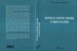 Notions à contenu variable et droit d'auteur