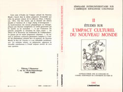 Etudes sur l'impact culturel du Nouveau Monde - Tome 2