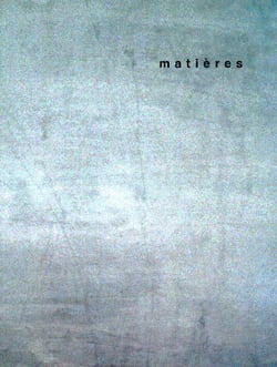 matières 1 - Motion, émotions