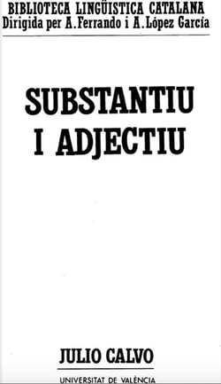 Substantiu i adjectiu