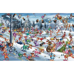 Puzzle 1000 pièces - Ski de noël