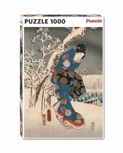 Puzzle 1000 pièces - Hiroshige : Conte de Genji - Piatnik