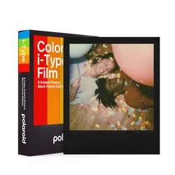 Films instantanés couleur cadre noir Polaroid i-Type Black Frame Edition - pack de 8 films 