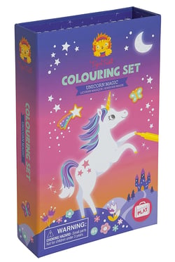 Set coloriage licornes magiques