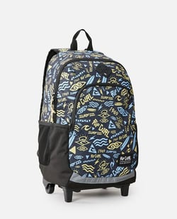 Sac à dos à roulettes Rip Curl - Noir - Ozone Back to School - 2 compartiments