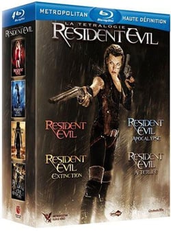 Resident Evil : La tetralogie : Resident Evil + Resident Evil : Apocalypse + Resident Evil : Extinction + Resident Evil : Afterlife