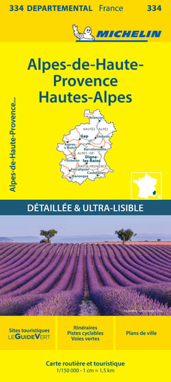 Cartes départementales n.334 : Alpes de Haute-Provence, Hautes Alpes