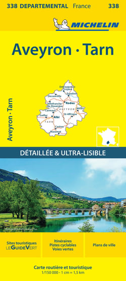 Cartes départementales n.338 : Aveyron, Tarn