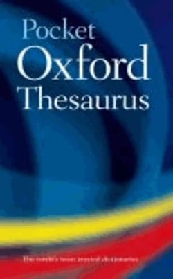 Pocket oxford thesaurus