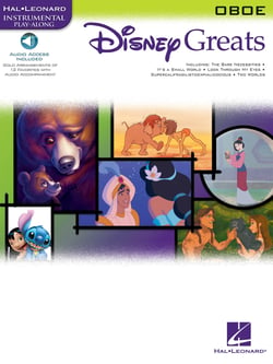 Disney greats  solo arrangements of 15 favorite songs oboe  recueil + enregistrement(s) en ligne