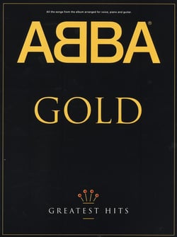 Abba : gold - greatest hits - piano, voix, guitare
