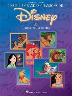 Les Plus Grandes Chansons de Disney - Partition piano Chant Guitare - intermédiaire
