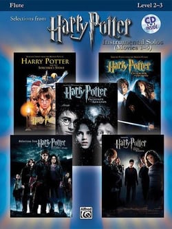 Harry potter instrumental solos movies 1-5 -  flute traversiere - recueil + cd