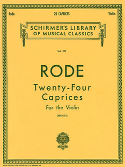 Pierre rode : 24 caprices - violon et piano