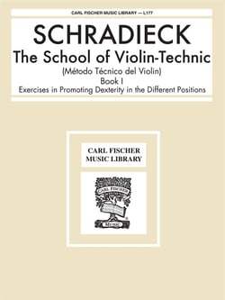 Henry schradieck : school of violin technics 1 - violon