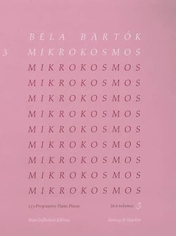 Mikrokosmos - vol. 3 - mikrokosmos - 153 pieces de piano progressives. nos 67-96. vol. 3. piano.