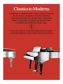 Classics to moderns book 1 piano