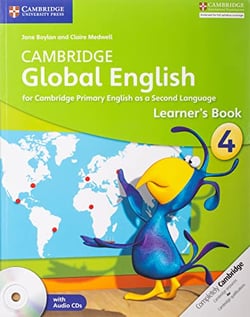 CAMBRIDGE GLOBAL ENGLISH 4 LEARNER BOOK WITH AUDIO CDS(2)