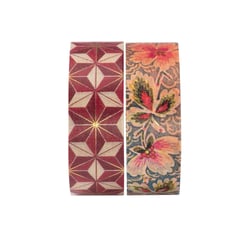 Ruban adhésif Washi Paperblanks - Hishi/Filigrane Floral Ivoire