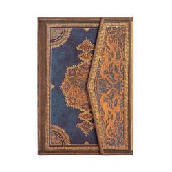 Carnet a couverture rigide safavide indigo - mini - ligne - 176 p.
