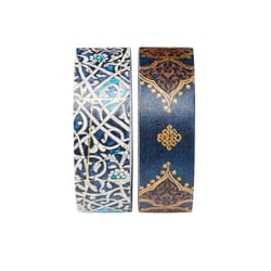 Ruban adhésif Washi Paperblanks - Granada Turquoise/Safavide Indigo