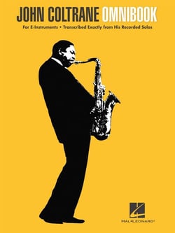 John coltrane - omnibook -  instruments en si - for e-flat instruments - alto saxophone, bariton sax