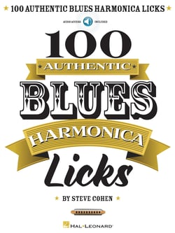 100 authentic blues harmonica licks -  recueil + enregistrement(s) en ligne