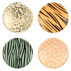 8 assiettes Motifs savane -  cm