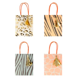 8 sacs en papier Motifs savane