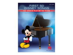 DISNEY First 50 Disney Songs - Partition Piano Solo - Facile