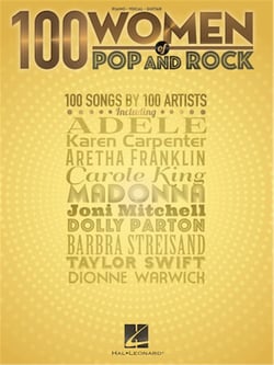 100 women of pop and rock - piano, voix & guitare