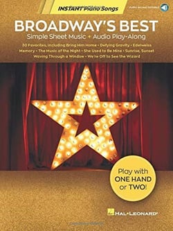 Broadway's Best: Simple Sheet Music + Audio Play-Along
