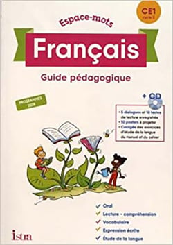 Espace-mots Tome 45 : français - CE1 - guide pédagogique