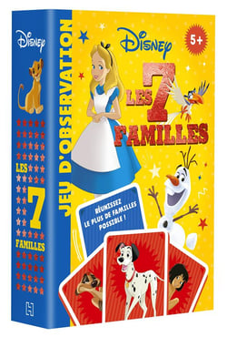 DISNEY - Jeu de cartes - 7 familles