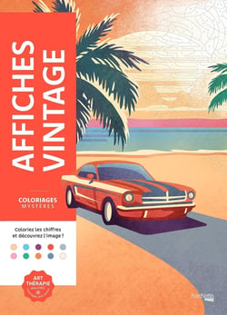 Coloriages mystères - Affiches vintage