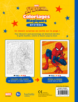 SPIDER-MAN- Coloriages Magiques - Mystères - Marvel