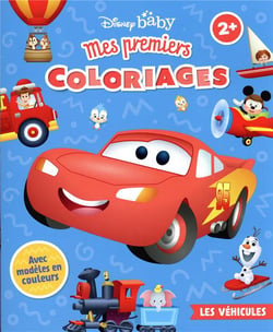 DISNEY BABY - Mes Premiers Coloriages - Les véhicules
