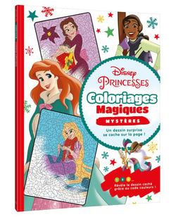 Livre d'activités les ateliers Coloriages magique à colorier Disney spécial  princesses modèle jaune Neuf - Disney