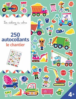 250 autocollants - le chantier