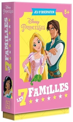 DISNEY PRINCESSES - Jeu de cartes - 7 familles