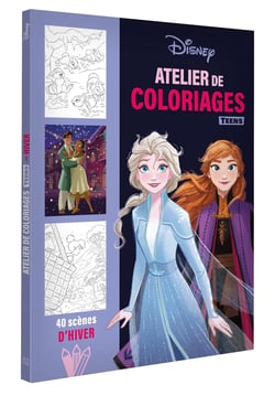 DISNEY TEENS - Atelier de coloriages - Scènes d'hiver