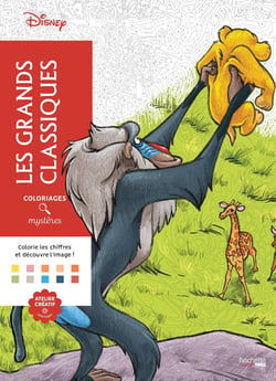 Coloriages mystères Disney - Grands classiques Tome 1 - Collector 10 ans